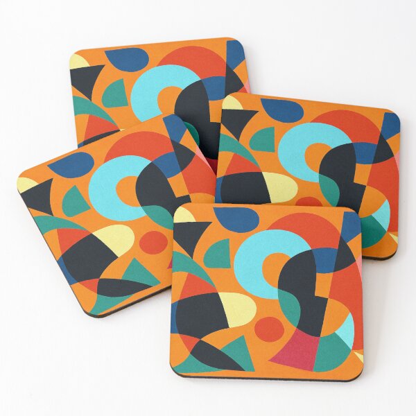 Item preview, Colorful abstract chaos of shapes designed and sold by Sigtrix.