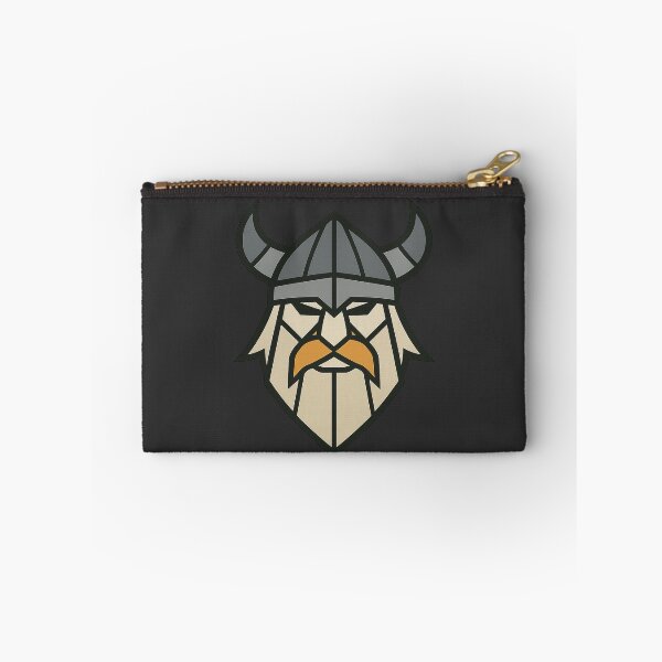 Item preview, Low-Poly Geometric Viking Head – Symmetrical Norse Warrior Design designed and sold by Bratak.