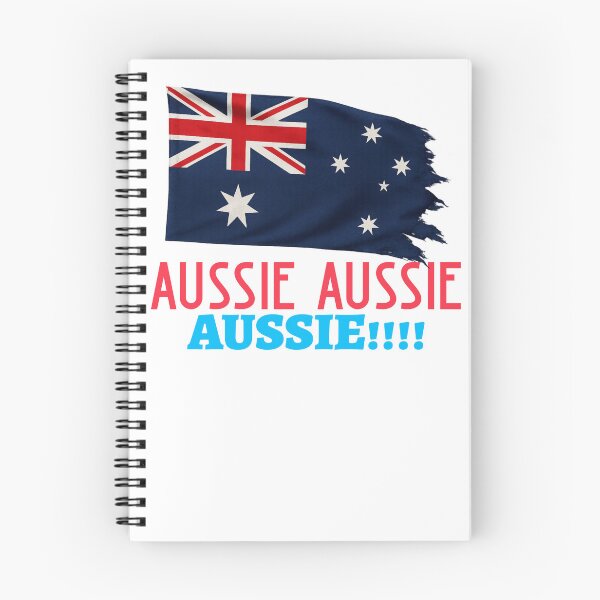 Item preview, Australian flag Tee with the Iconic Aussie Aussie Aussie chant designed and sold by wombathole.