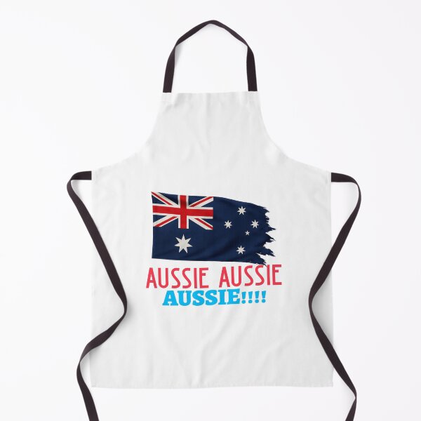 Item preview, Australian flag Tee with the Iconic Aussie Aussie Aussie chant designed and sold by wombathole.