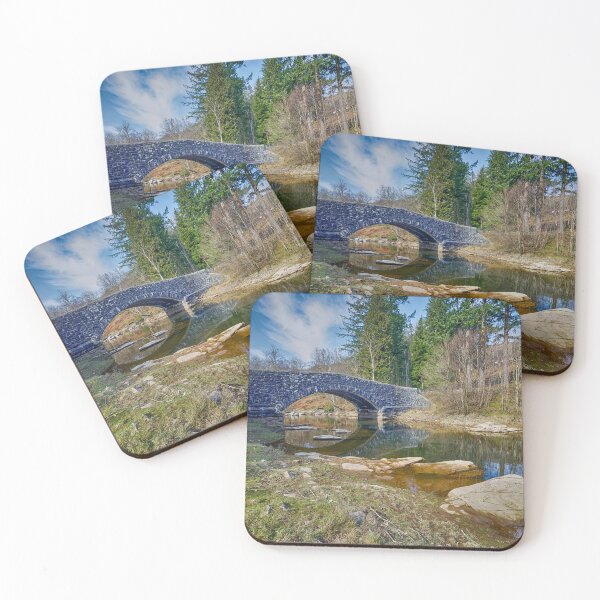 Item preview, A Stone Packhorse Bridge in the Elan Valley of Wales UK designed and sold by John Gilham - Landscape Photography.