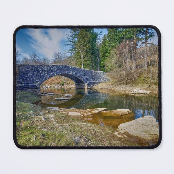 Item preview, A Stone Packhorse Bridge in the Elan Valley of Wales UK designed and sold by John Gilham - Landscape Photography.