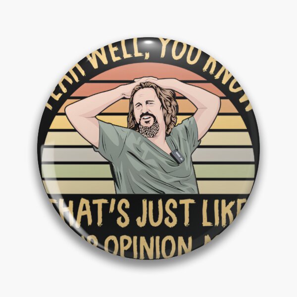 Item preview, Yeah Well, That's Just Your Opinion Man Retro Vintage Design designed and sold by chatmonalejan.