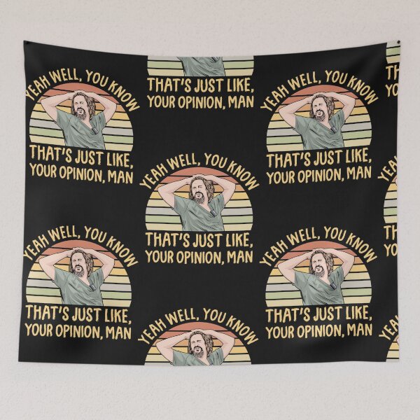 Item preview, Yeah Well, That's Just Your Opinion Man Retro Vintage Design designed and sold by chatmonalejan.