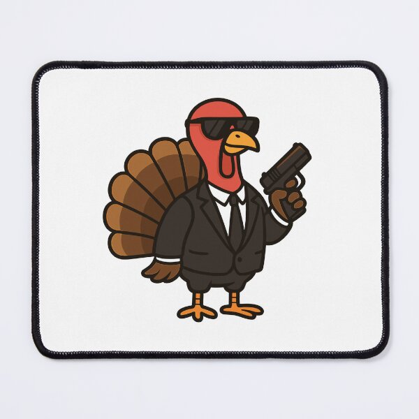 Item preview, Thanksgiving Secret Agent Turkey designed and sold by Cute-Nature.