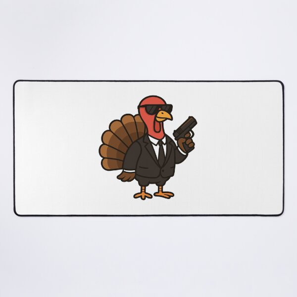 Item preview, Thanksgiving Secret Agent Turkey designed and sold by Cute-Nature.