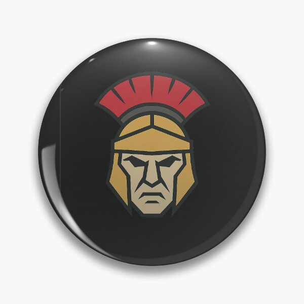 Item preview, Low-Poly Geometric Roman Centurion Head – Symmetrical Warrior Design designed and sold by Bratak.