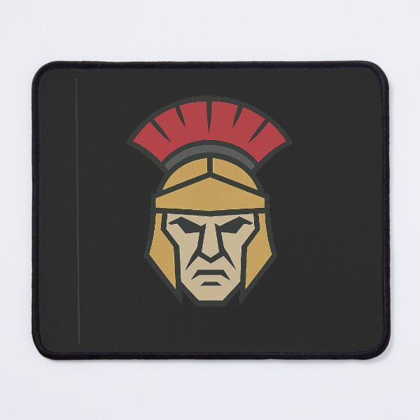 Item preview, Low-Poly Geometric Roman Centurion Head – Symmetrical Warrior Design designed and sold by Bratak.