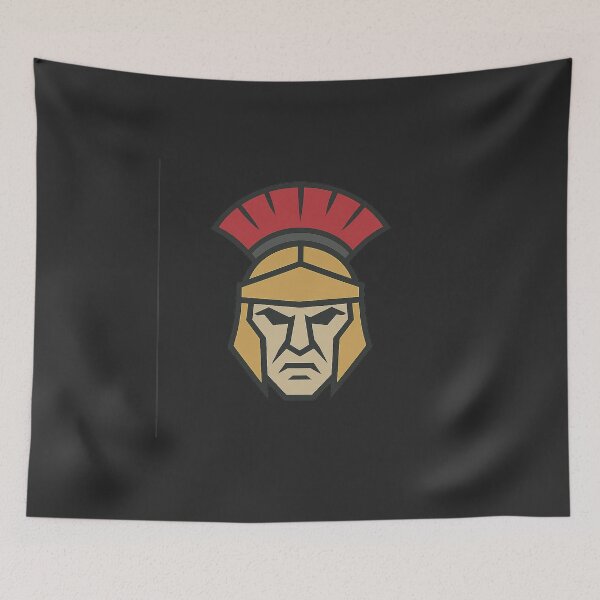 Item preview, Low-Poly Geometric Roman Centurion Head – Symmetrical Warrior Design designed and sold by Bratak.