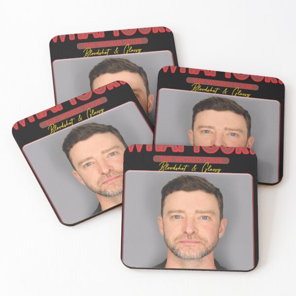 Item preview, Justin Timberlake What Tour Parody Mugshot Design designed and sold by KennethMShafer.