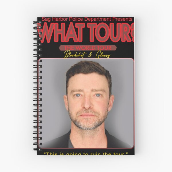 Item preview, Justin Timberlake What Tour Parody Mugshot Design designed and sold by KennethMShafer.