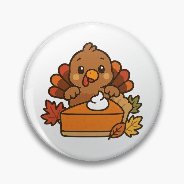 Item preview, Thanksgiving Turkey with Pumpkin Pie designed and sold by Cute-Nature.
