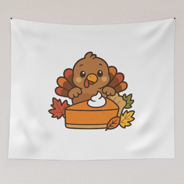 Item preview, Thanksgiving Turkey with Pumpkin Pie designed and sold by Cute-Nature.