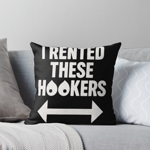 Item preview, I Rented These Hookers Funny Fishing Pun Humor Design designed and sold by ArcaneArtistry.
