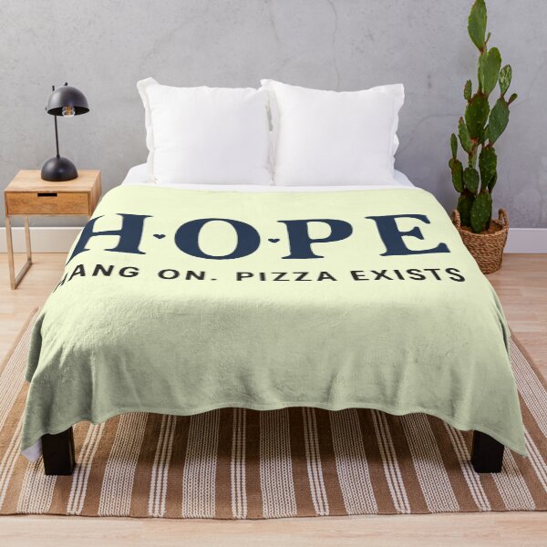 Item preview, Funny Hope Quote – Hang On Pizza Exists Typography designed and sold by graphicnew.