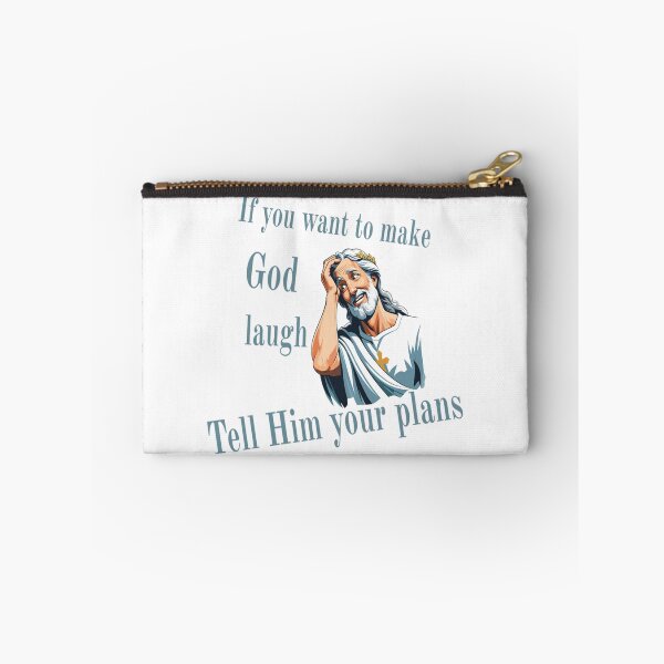 Item preview, If You Want to Make God Laugh Tell Him Your Plans – Funny Inspirational Quote Desig designed and sold by Tomasz  Siennicki.