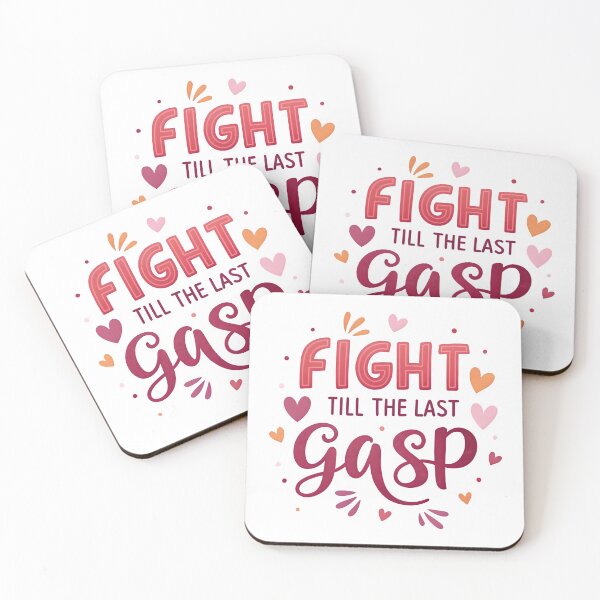 Item preview, Fight till the last gasp designed and sold by nimmitrends.