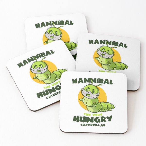 Item preview, Hannibal the very hungry caterpillar – Dark funny Halloween parody  (on light colors) designed and sold by messy-nessie.