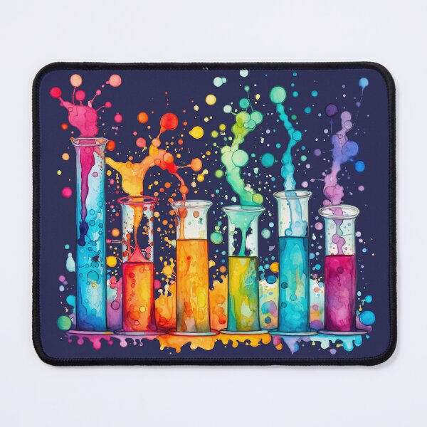Item preview, Watercolor Science-Chemistry Test Tubes designed and sold by GrinGalore.