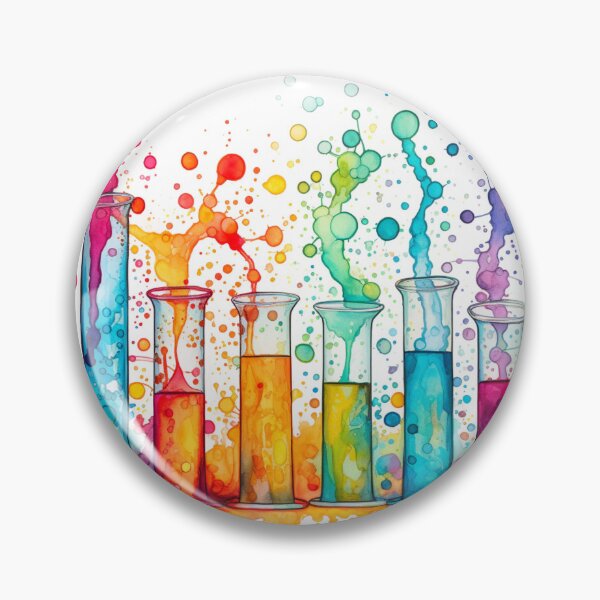 Item preview, Watercolor Science-Chemistry Test Tubes designed and sold by GrinGalore.