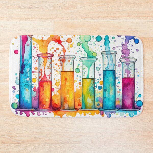 Item preview, Watercolor Science-Chemistry Test Tubes designed and sold by GrinGalore.