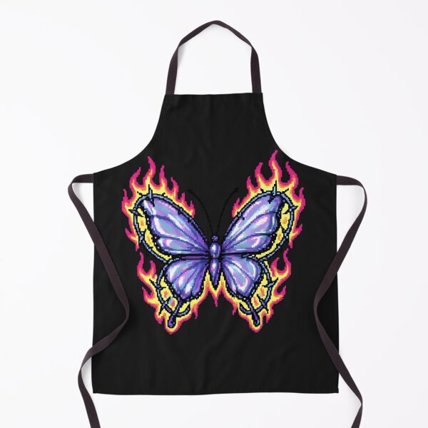 Item preview, Pixel Chrome Butterfly – Y2K Retro Futurism designed and sold by AwesomeBeyondLimits.