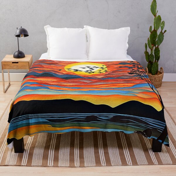 Item preview, Silhouetted at sunset 1 designed and sold by George Hutton Hunter.
