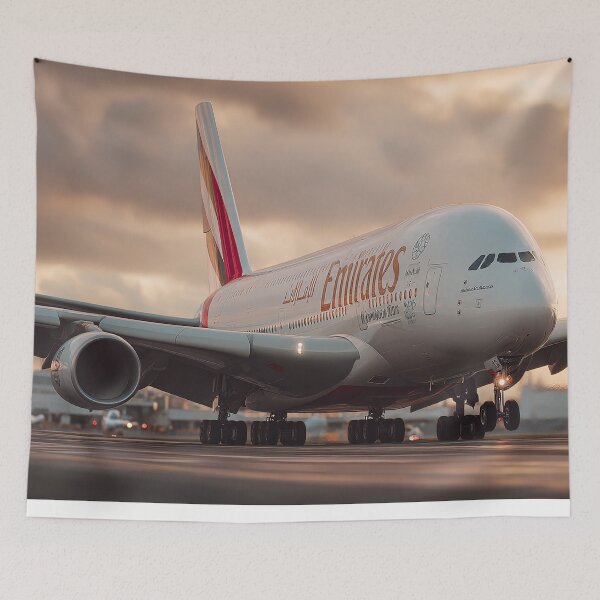 Item preview, Emirates A380 Waiting To Go designed and sold by Skyframe Aviation.