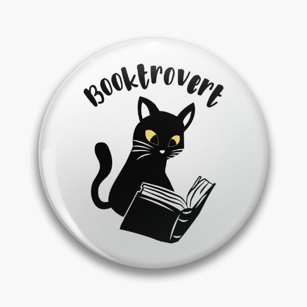Artikelvorschau, Booktrovert Katze mit Buch entworfen und verkauft von HandicraftArt.