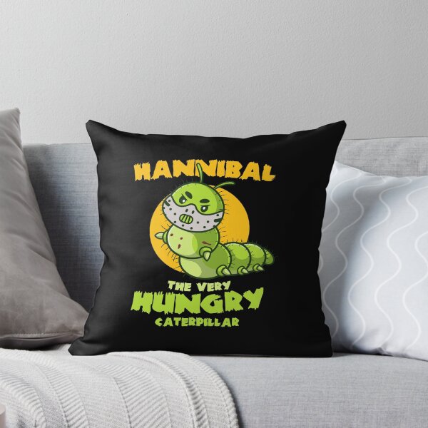 Item preview, Hannibal the very hungry caterpillar – Dark funny Halloween parody (on dark colors) designed and sold by messy-nessie.