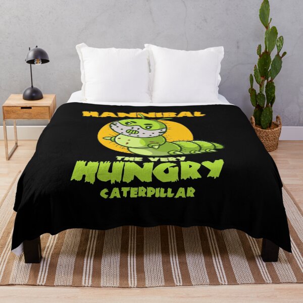 Item preview, Hannibal the very hungry caterpillar – Dark funny Halloween parody (on dark colors) designed and sold by messy-nessie.