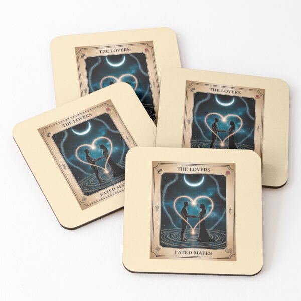 Item preview, The Lovers – Fated Mates Tarot Card | Romantasy BookTok Design designed and sold by Timeless Design.
