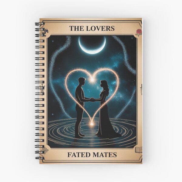 Item preview, The Lovers – Fated Mates Tarot Card | Romantasy BookTok Design designed and sold by Timeless Design.