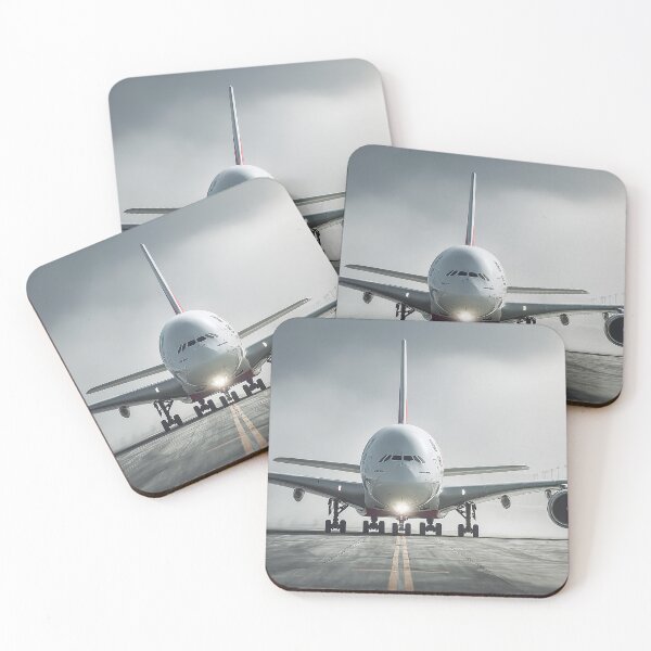 Item preview, Emirates A380 in the Rain designed and sold by Skyframe Aviation.