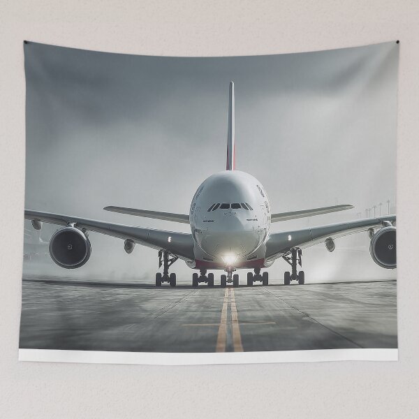 Item preview, Emirates A380 in the Rain designed and sold by Skyframe Aviation.
