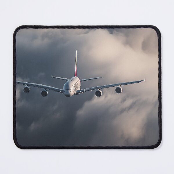 Item preview, Emirates A380 In Cloud Skies designed and sold by Skyframe Aviation.