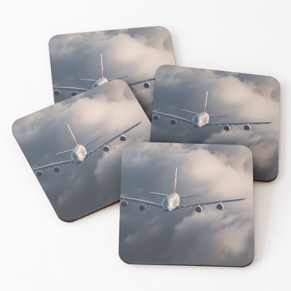 Item preview, Emirates A380 In Cloud Skies designed and sold by Skyframe Aviation.