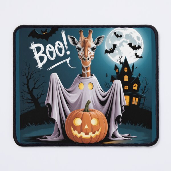 Item preview, Giraffe Boo! Halloween Ghost Giraffe designed and sold by ByBryteG.