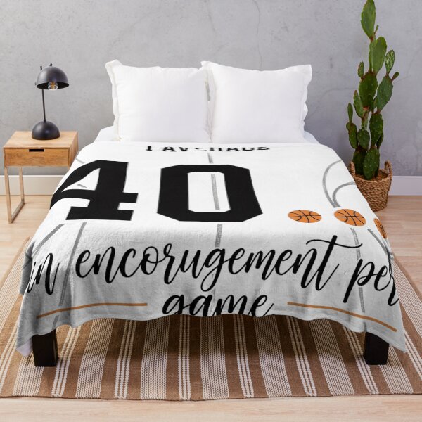 Item preview, I Average 40… In Encouragements Per Game — Bench Mob MVP Tee designed and sold by FullCourtFeels.