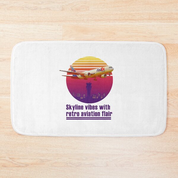 Item preview, Skyline vibes with retro aviation flair designed and sold by west-ilustra.