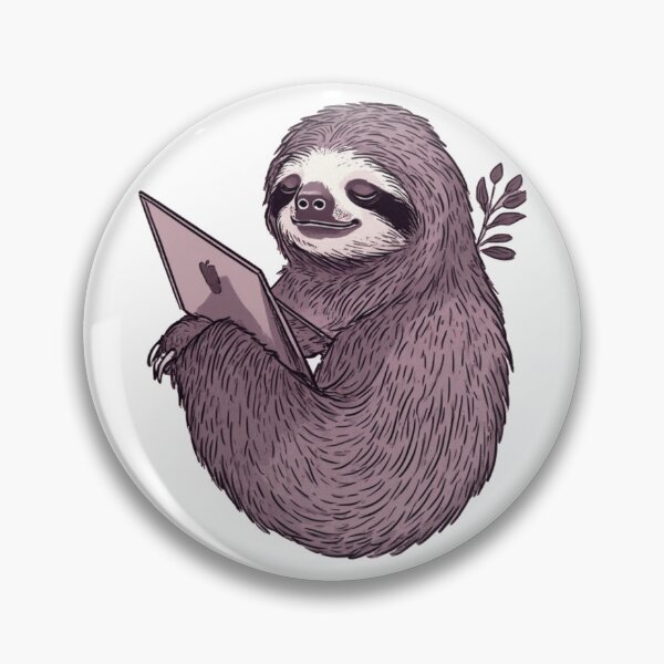 Item preview, Working Sloth designed and sold by Mood Wavers.