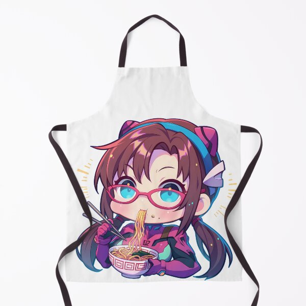 Item preview, Illustrious Neon Mari Makinami Evangelion Ramen Anime Girl Pink Suit Glasses designed and sold by Spraykart.