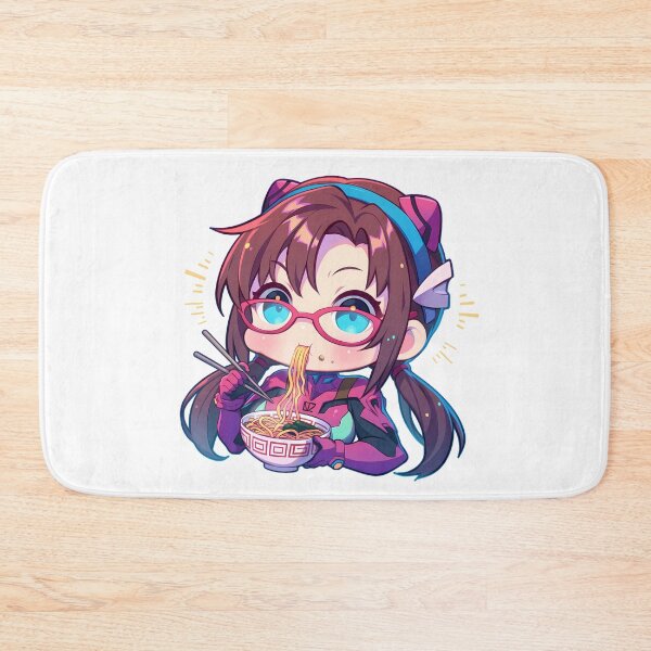 Item preview, Illustrious Neon Mari Makinami Evangelion Ramen Anime Girl Pink Suit Glasses designed and sold by Spraykart.