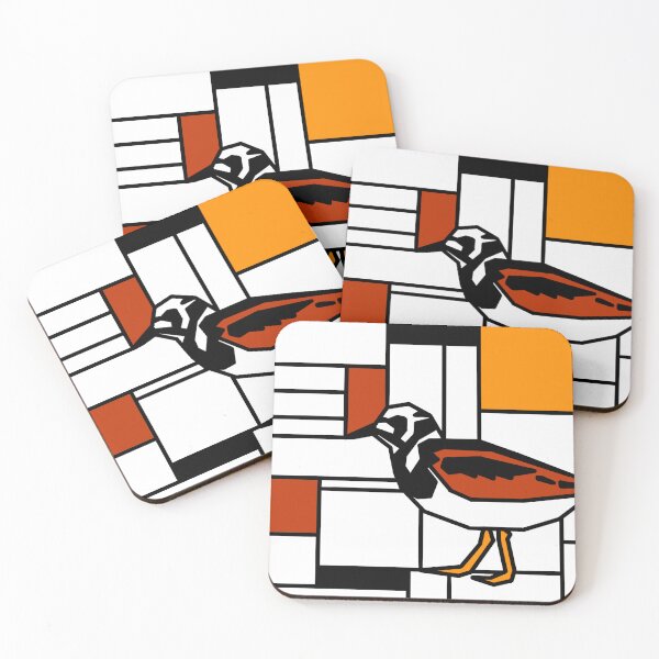 Item preview, Mondrian Ruddy Turnstone designed and sold by CCArtPrints.