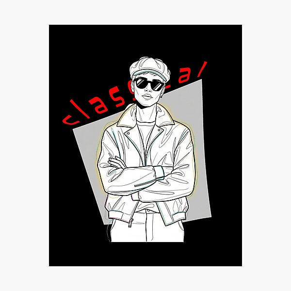 Item preview, Dapper "Classical" Style Illustration designed and sold by Pikamuu.