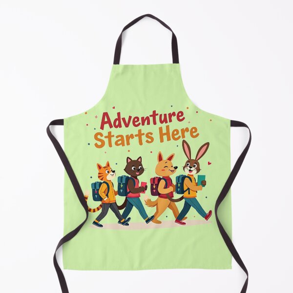 Item preview, Cute Animal Friends Back to School Adventure Art designed and sold by MyWittyThings.