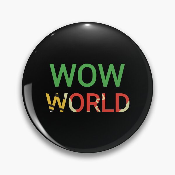 Item preview, wow world text colorful texts designed and sold by vibeno1.