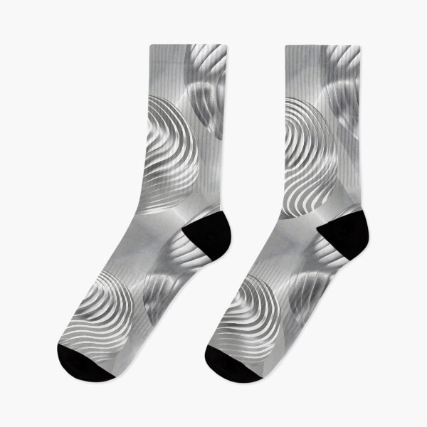 Item preview, Futuristic Silver Pattern – Hypnotic 3D Spheres designed and sold by Velvetcosmonova.