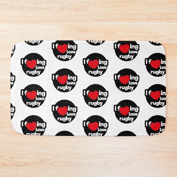 Item preview, I love rugby designed and sold by Coops Clothing.