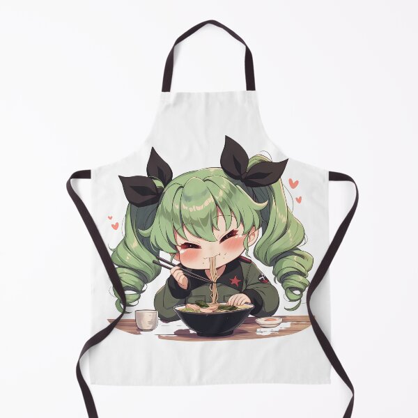 Artikelvorschau, Anchovy Girls und Panzer Anime Green Twintails Ramen Feast entworfen und verkauft von 108Recordings.